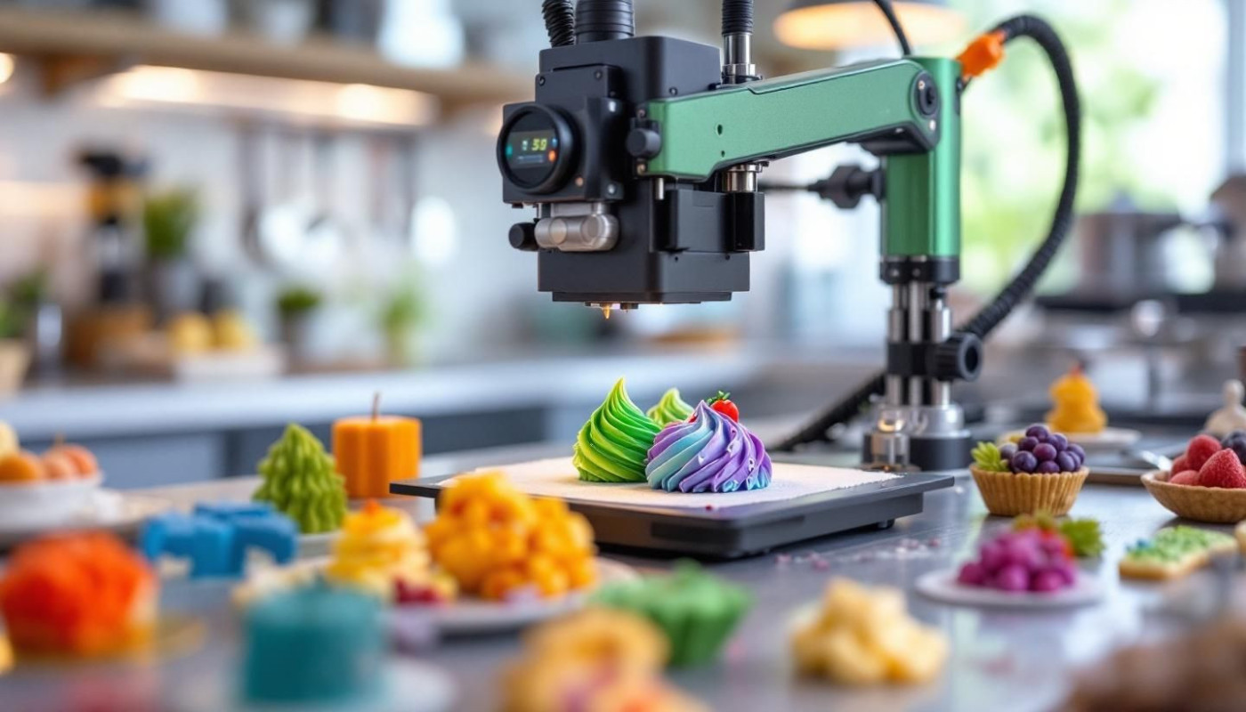 Explorez l'impact des imprimantes alimentaires sur l'art pâtissier